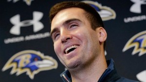 Flacco after signing his 100 million dollar contract